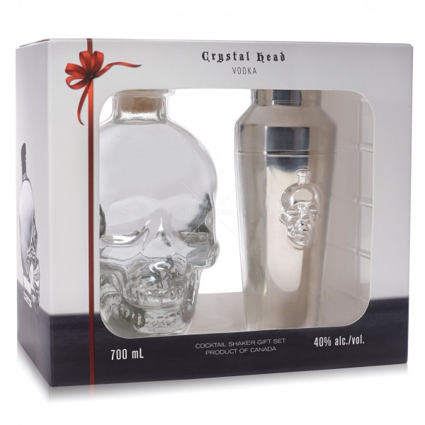 CRYSTALL HEAD  700ML + SHEIKER Vodka